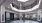 a large room with tall ceilings and a fountain